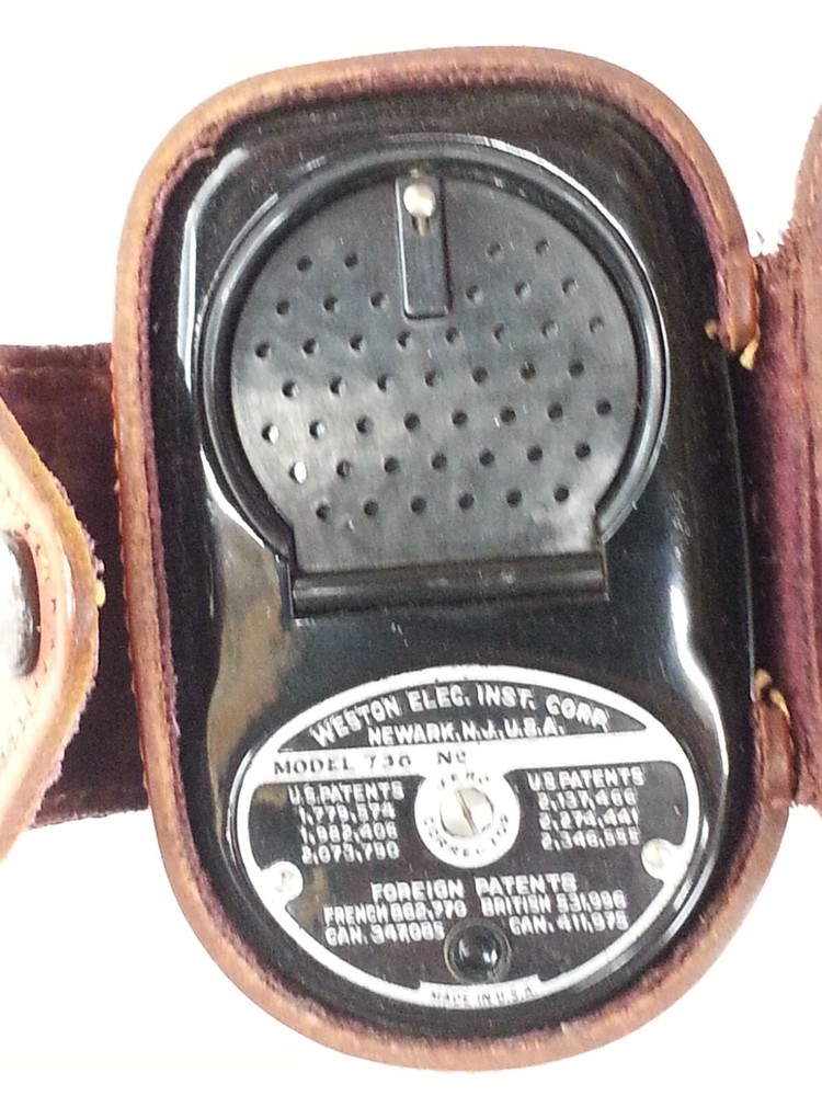Weston Master 2 Cine Exposure Meter With Leather Case Model 730
