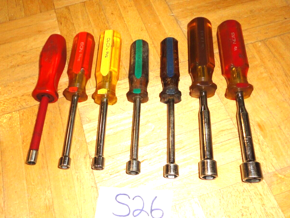 MATCO TOOLS 7 PIECE SAE. NUT DRIVER SET 1/4 TO 1/2