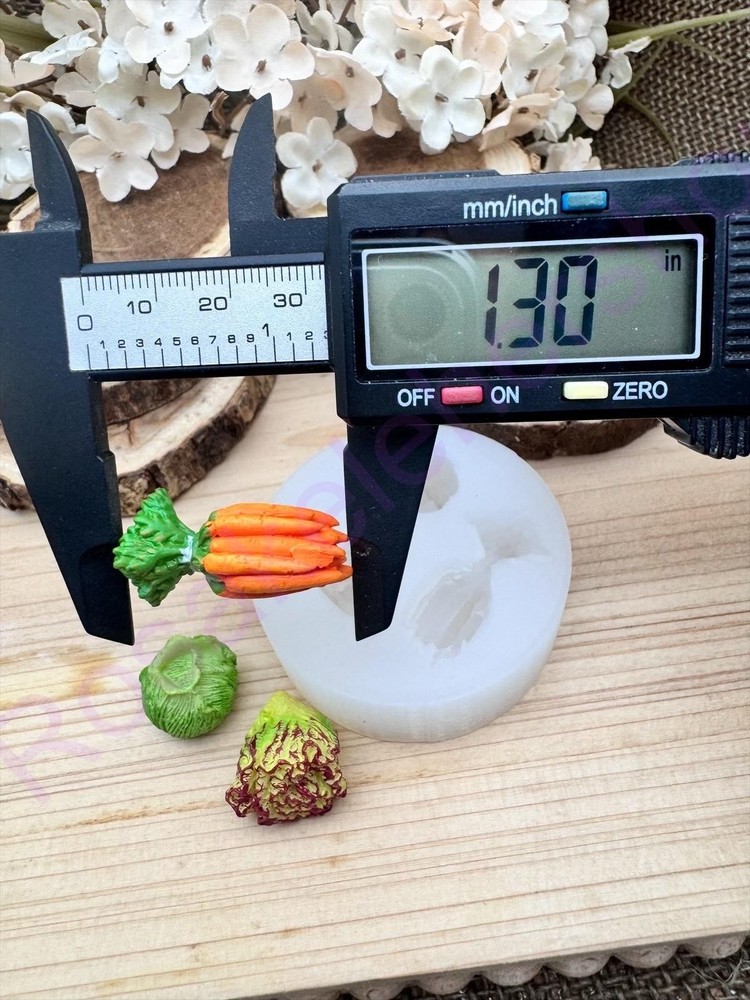 Vegetables handmade silicone mold for crafts