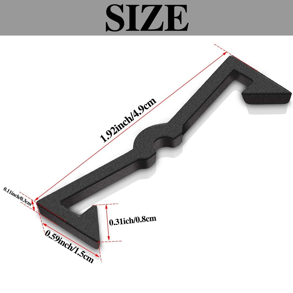 Pegboard Hook Locks Black Plastic Peg Clip Retainers Fixer Board