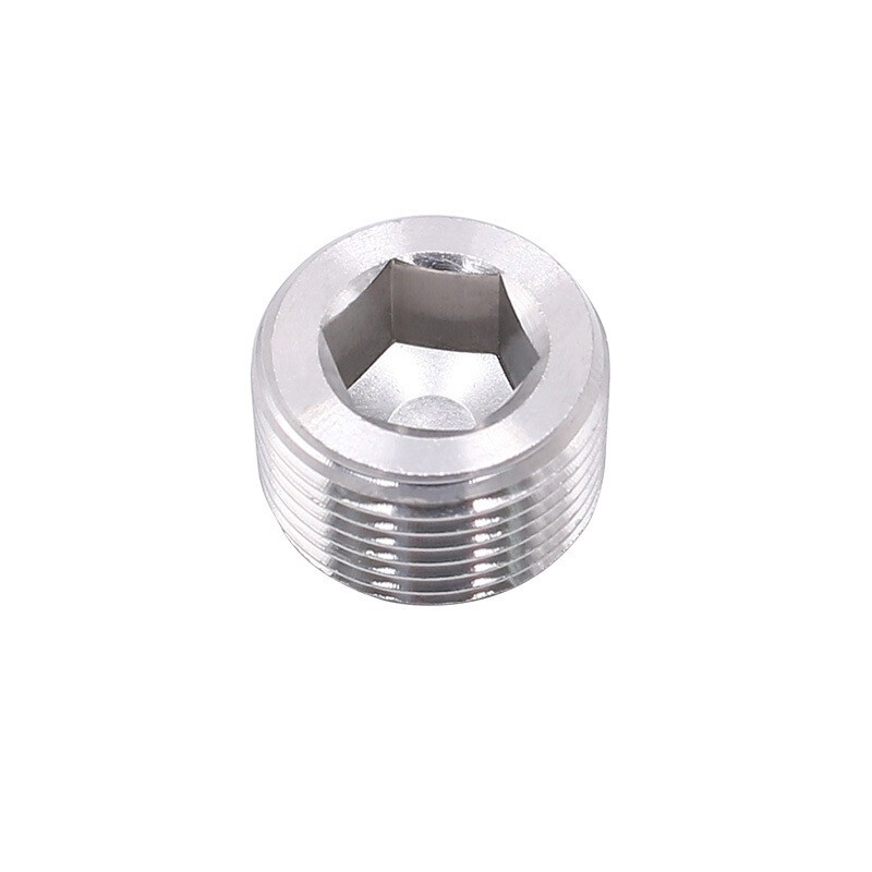 10Pcs Pipe Fitting - Hex Counter Sunk Plug M8 X 1 Male Socket Pipe Plugs