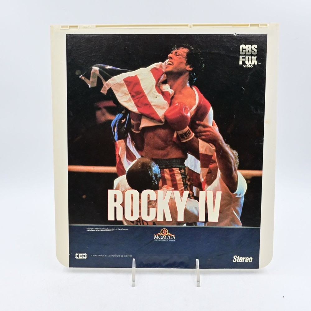 Rocky IV RCA SelectaVision CED Capacitance Electronic Video Disc