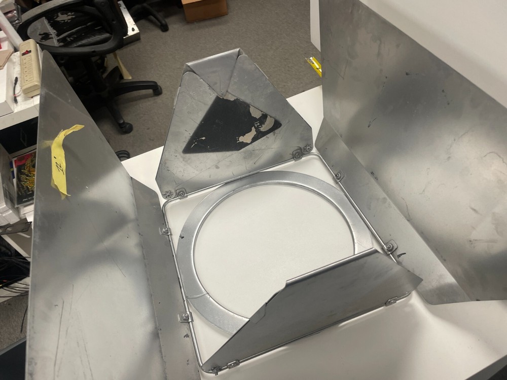 12 3/8" Barn Doors- Silver Lighting Barndoor- Light Shaper