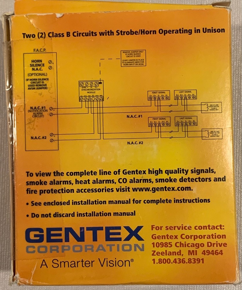 GENTEX AVSM 12/24VDC Synchronization Control Module