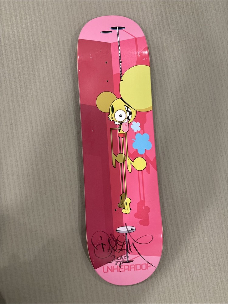 DALEK Green  Space Monkey Skateboard Skate Deck **SIGNED**