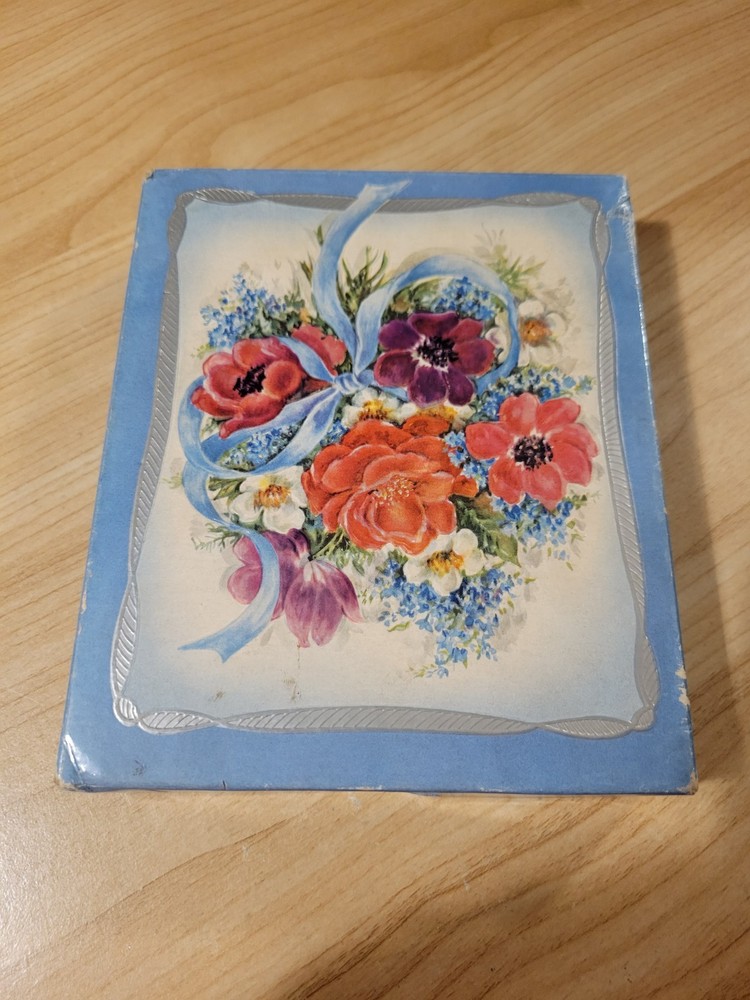 Vintage Blue and White Pin Cushion