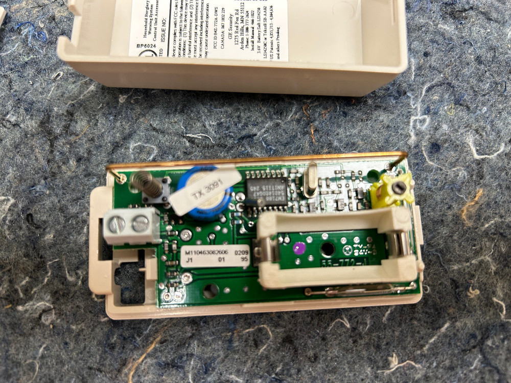 GE Security/Interlogix NX-650 Wireless Door/Window Sensor w/External Input