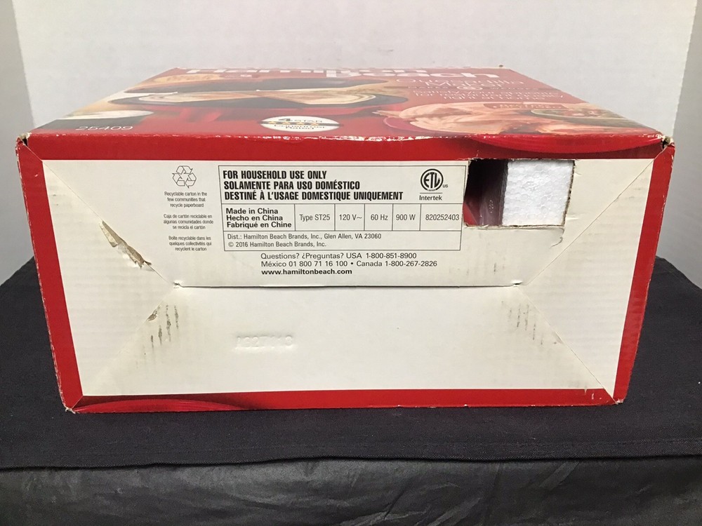 Hamilton Beach Red Quesadilla Maker Model 25409 New Open Box