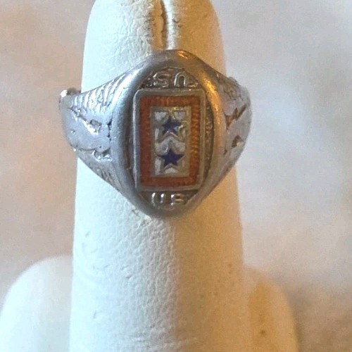 WWII Sons In Service Sterling Ring