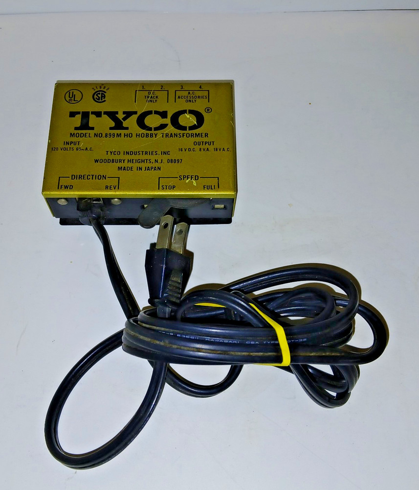 TYCO Model 899M HO hobby transformer used working
