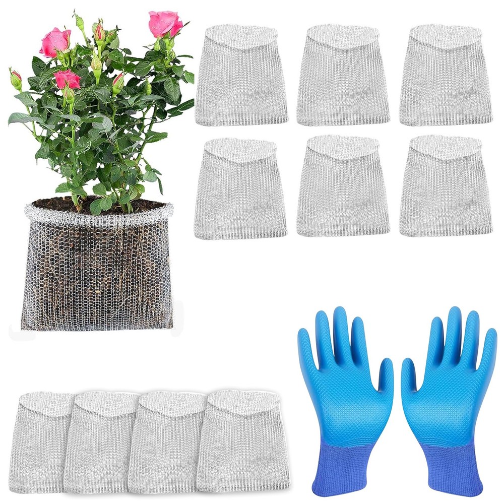 Gopher Baskets for Plants – 5 Gallon Root Guard Mesh Cages (10-Pack) | Rustpr...