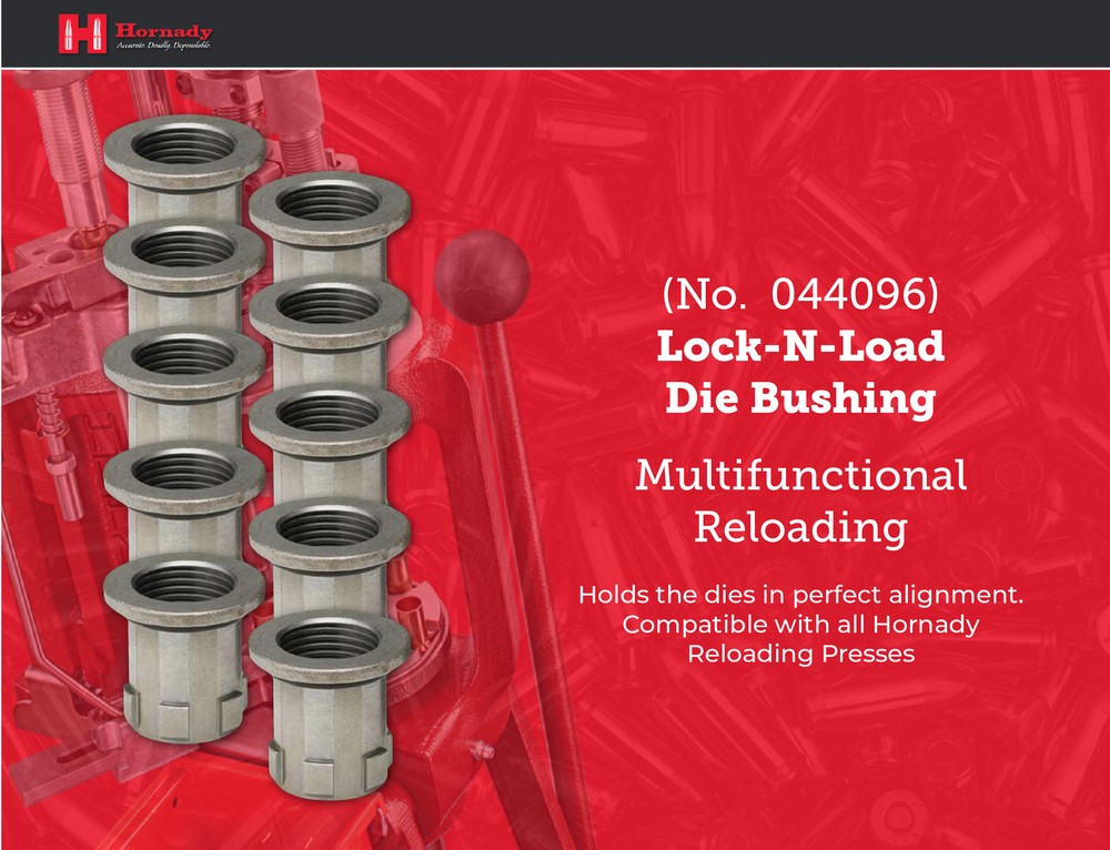 Hornady Lock-N-Load Die Bushings, 10 Pack
