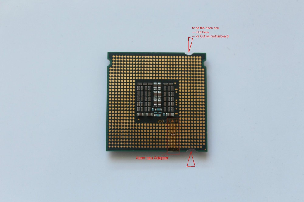 BIOS microcode for LGA 775 motherboard to support 771 Intel xeon Core 2 Quad cpu