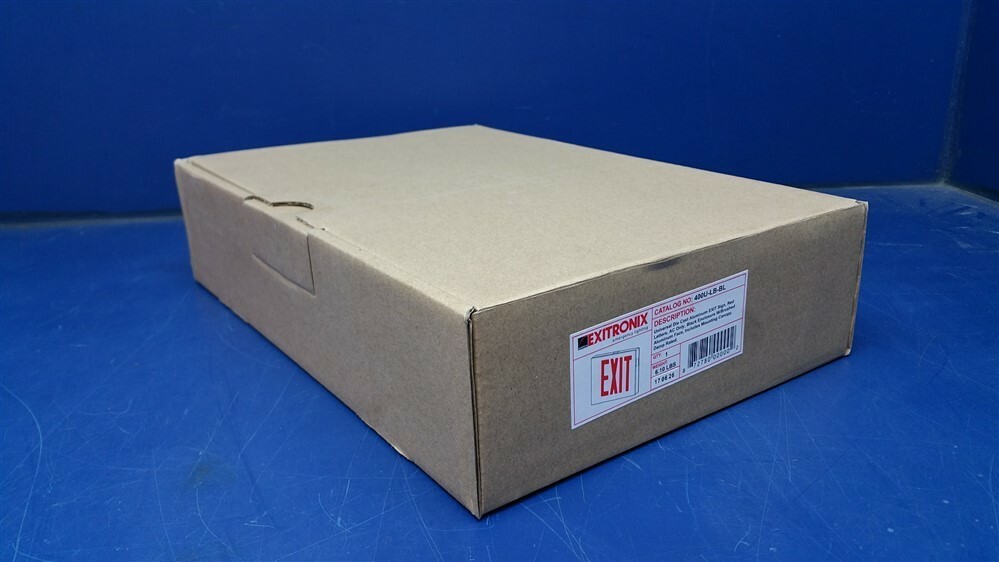 Exitronix 400U Series Die-Cast Aluminum Exit Sign Double Sided - DAMP LOCATION