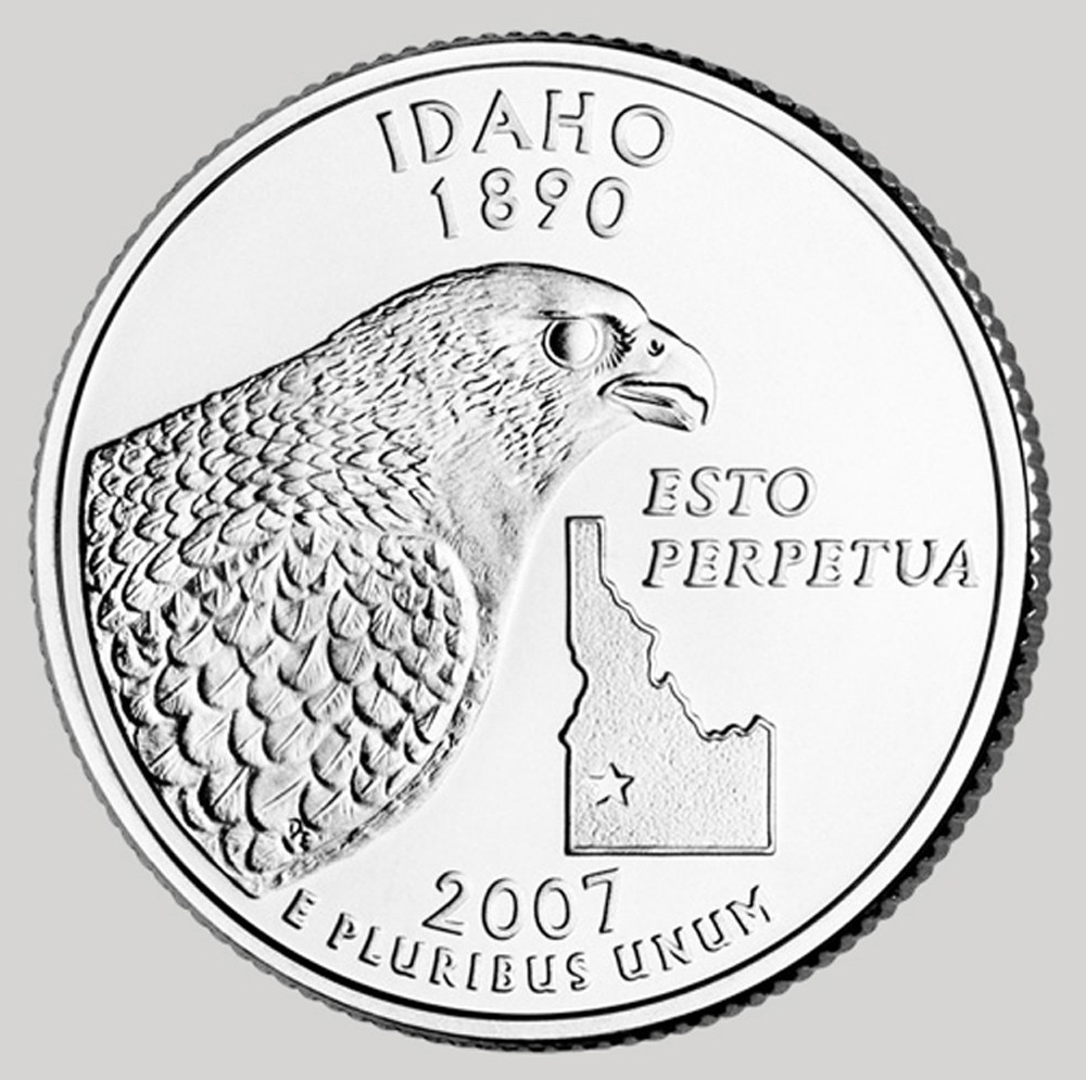 2007 P & D BU  Idaho State Quarters