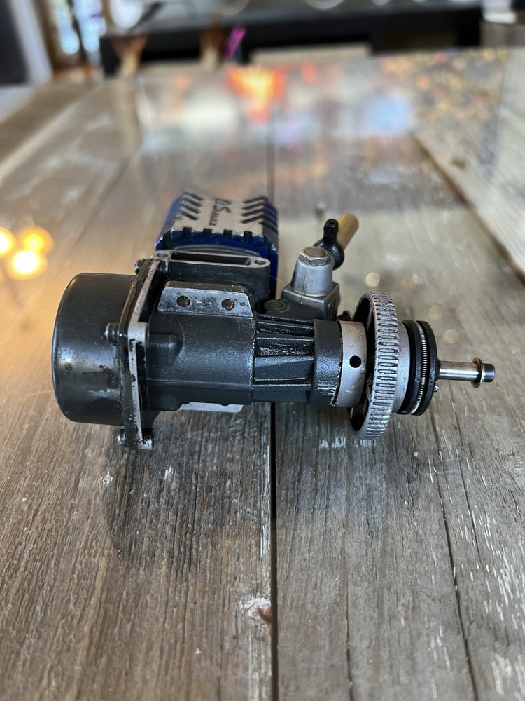 O.S. Max 15 CV Nitro R/C Motor Original, Pull-start, Carb, Shockwave Good Comp