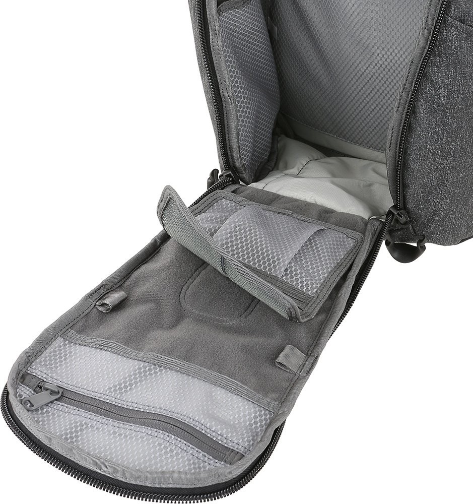Maxpedition Entity Hook & Loop Low Profile Panel Gray Internal Organization