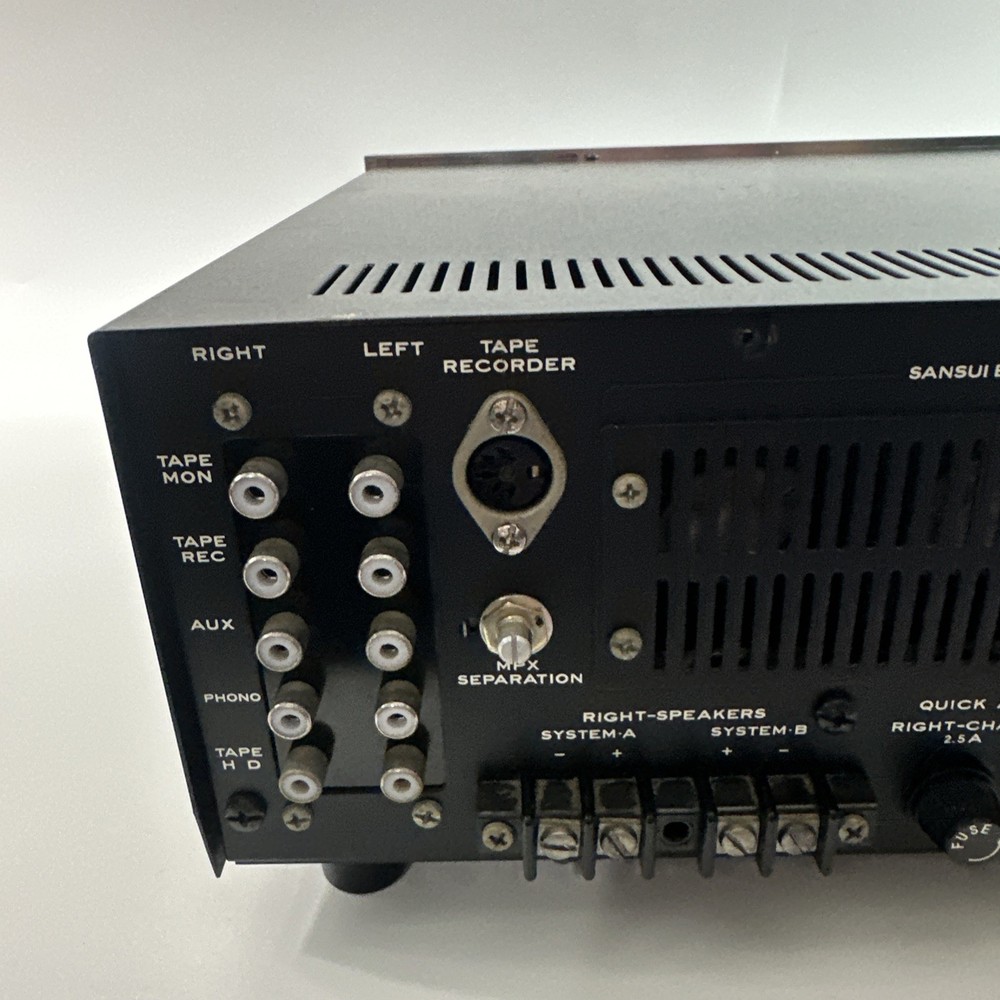 Sansui Model 2000 Solid State Stereo Amplifier AM/FM Receiver Tested READ