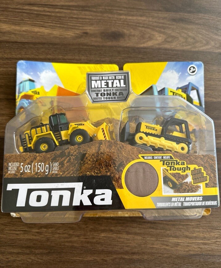 Tonka - Metal Movers Combo Pack - Front Loader and Bull Dozer