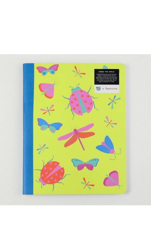 2 Pack-Best Year Ever Wide Ruled CompositionNotebook - Bugs  (74sheets)
