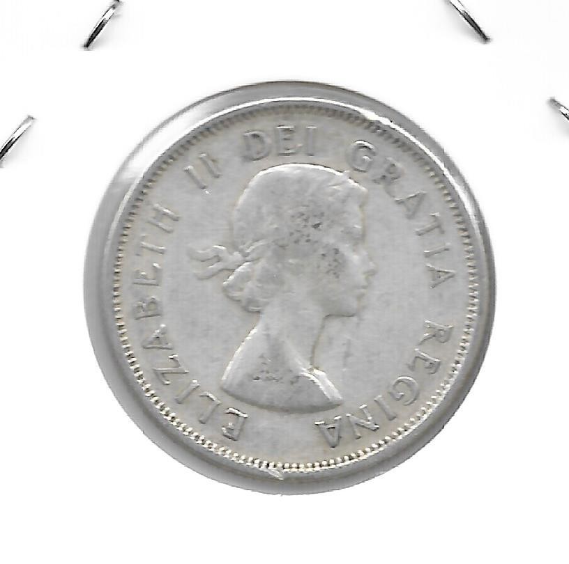 1959 CANADIAN 25 CENT QUARTER NICE (SILVER)