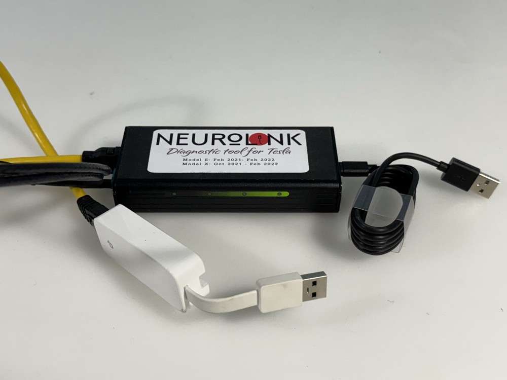 Tesla Toolbox 2021 S X 1000baseT1 Diagnostic Tool Ethernet Transceiver Kit USB-A