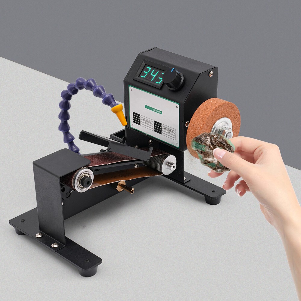 Desktop Mini Belt Sander Grinder Blade Sharpener Tool Table DIY Polishing Sander