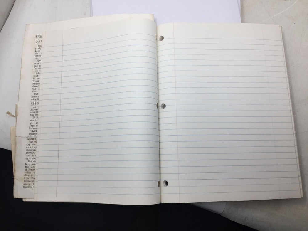 Vintage ''Theme Tablet'' Notebook (8'' x 10.5'')