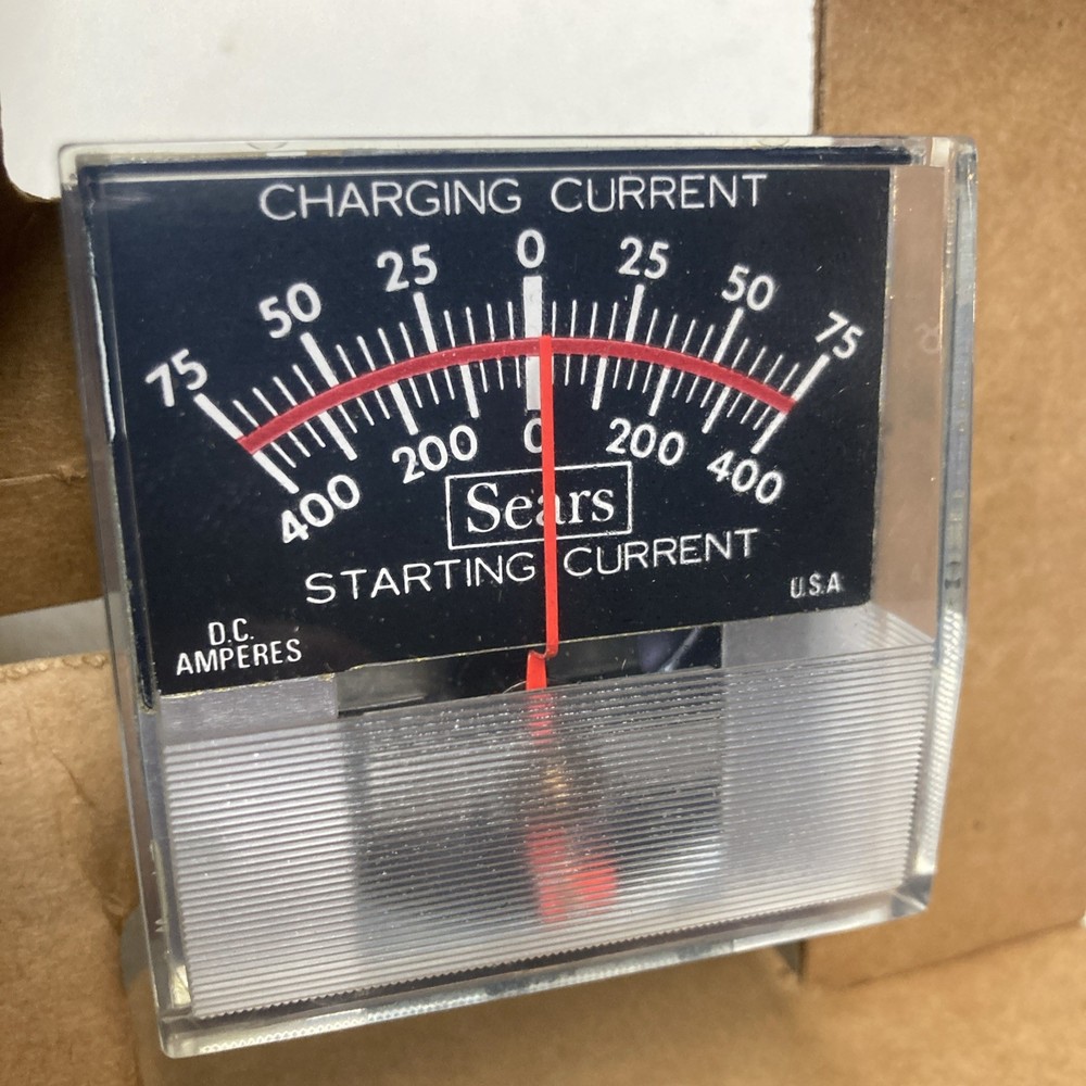 Vintage SEARS INDUCTIVE PICKUP AMMETER MODEL 2173-AU