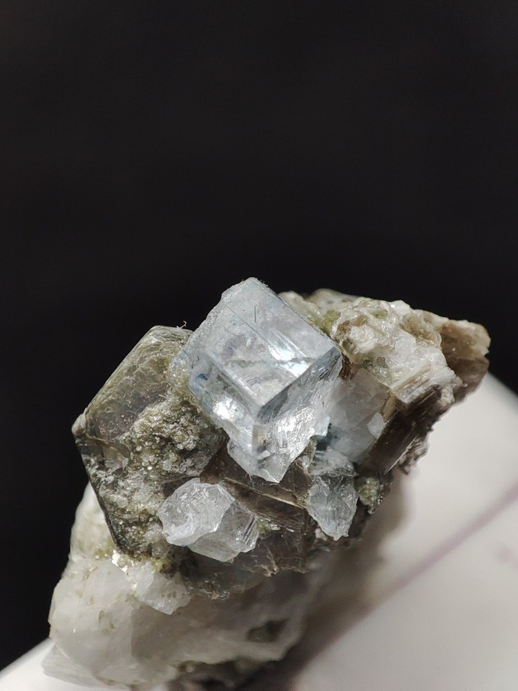 Alkali Beryl  Crystal  On Matrix With Nice Terminations-Pak.