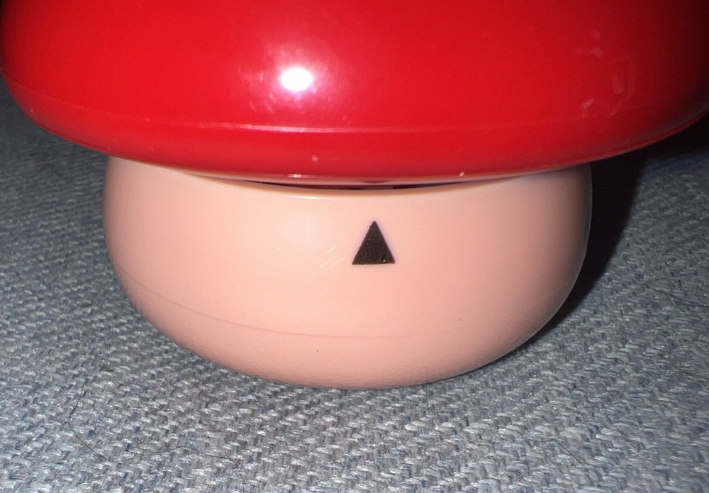 Kickerland Red/White Windup Mushroom Kitchen Timer