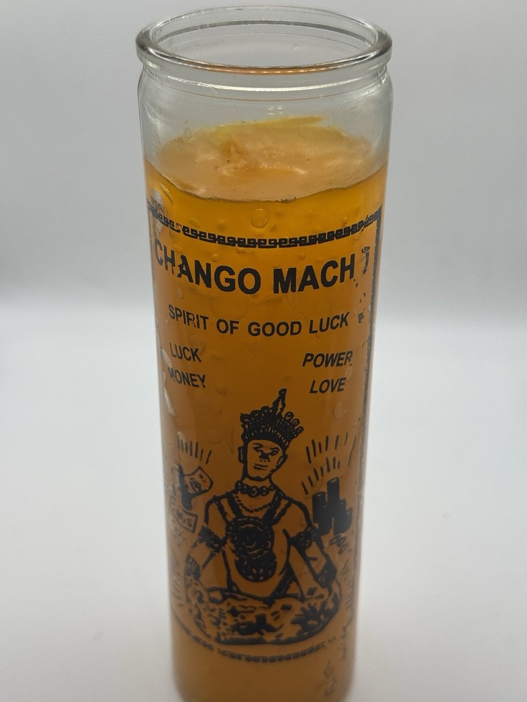 Veladora Chango Macho Amarilla/ Yellow Chango Candle