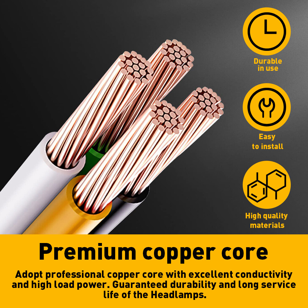 Fits 2007-2014 Chevy Silverado 1500 Socket Headlight Harness Wire Plug Connector