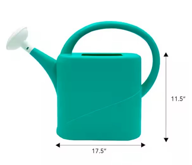 Spring Green Plastic Watering Can, 2 Gal.