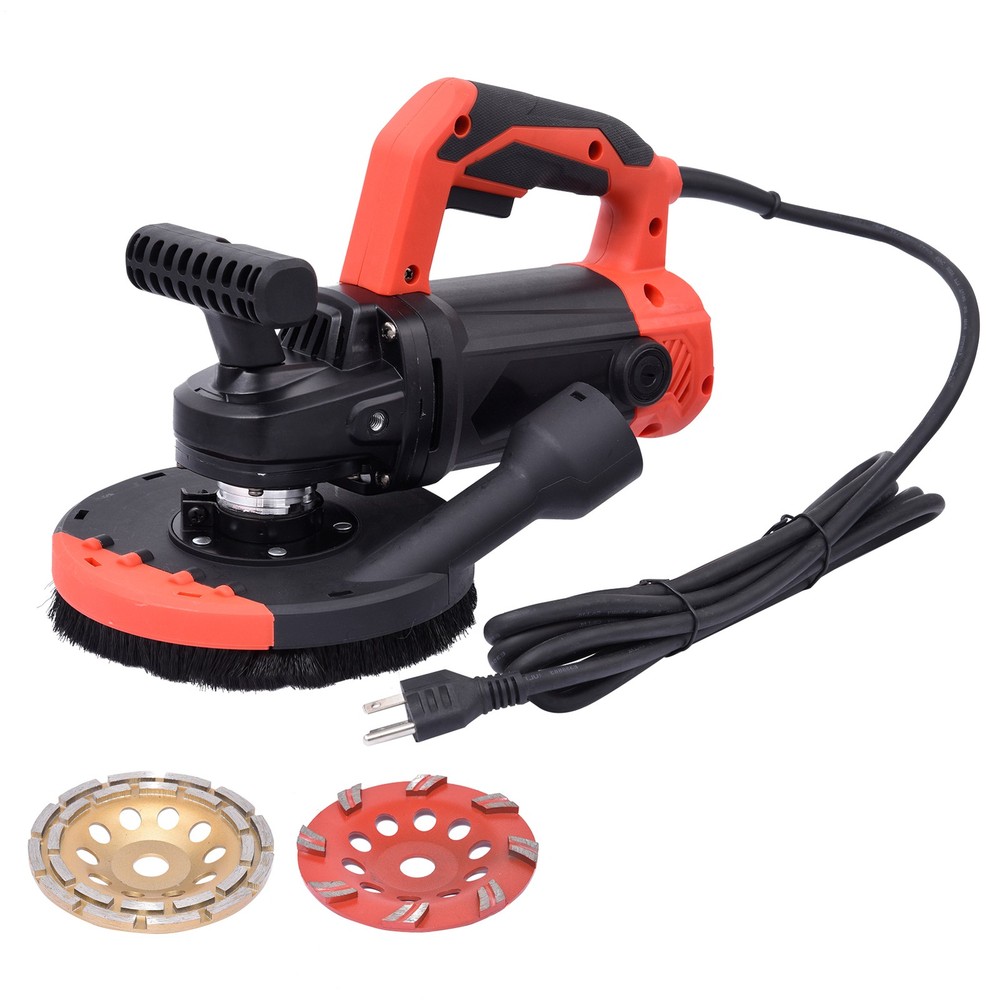 2200W Concrete Floor Grinder 7" Wall Rough Grinder Roughing Machine US Plug--