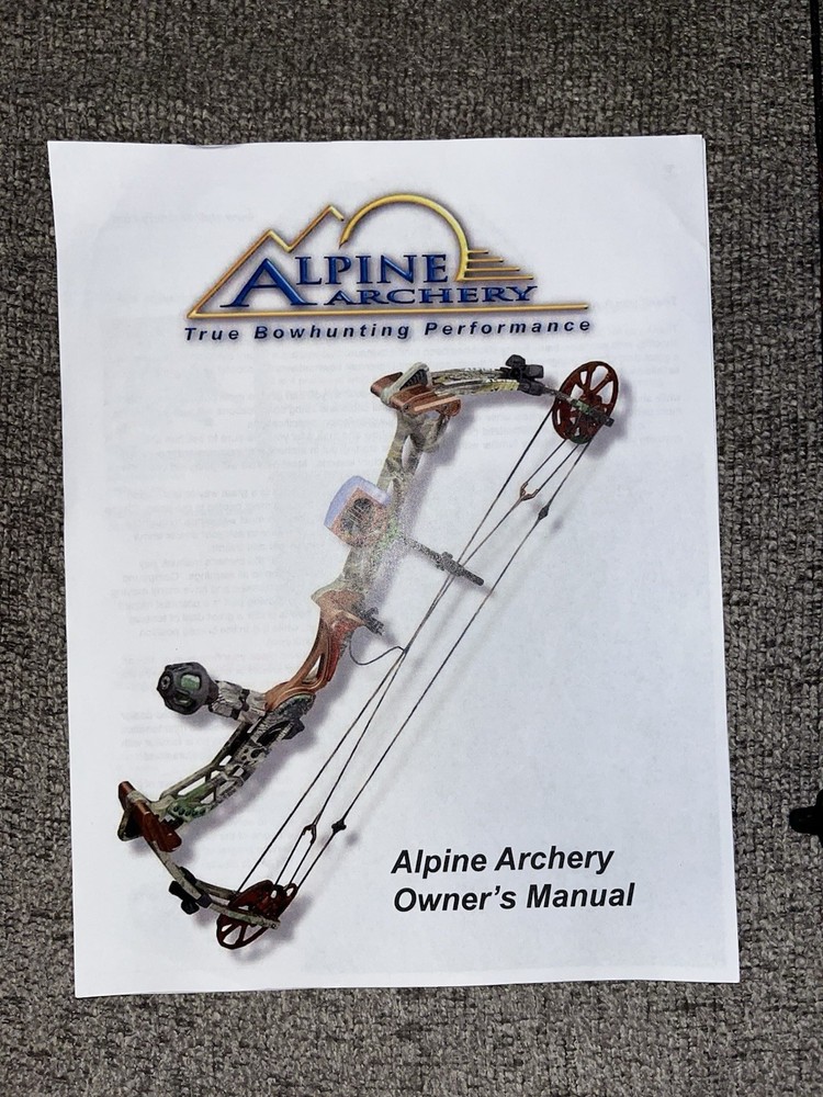 Alpine Archery Silverado Sabor Compound Bow