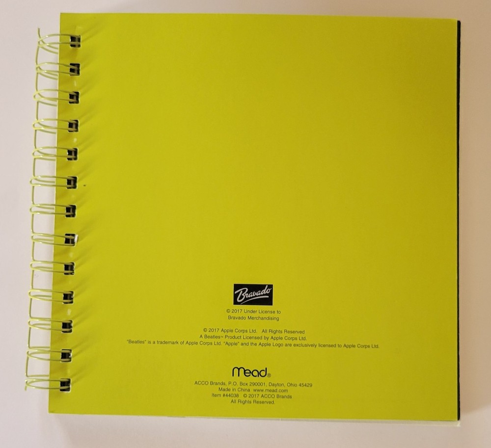 The Beatles Spiral Notebook