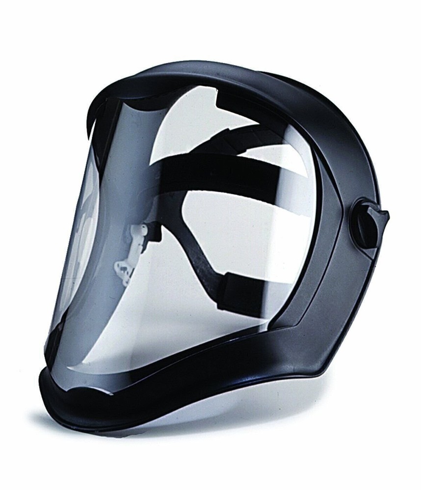Uvex S8510 Bionic Shield, Black Matte Face Shield, Clear Polycarbonate...