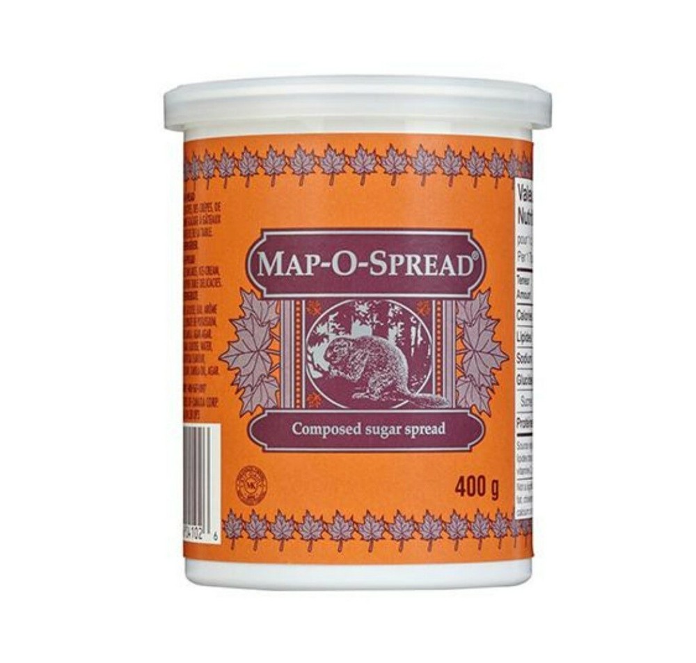 4 Map-O-Spread Sweet Composed Sugar Spread 400g Each