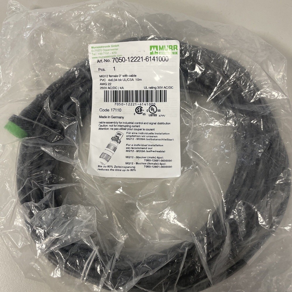 Murrelektronik 7050-12221-6141000 Sensor Cable