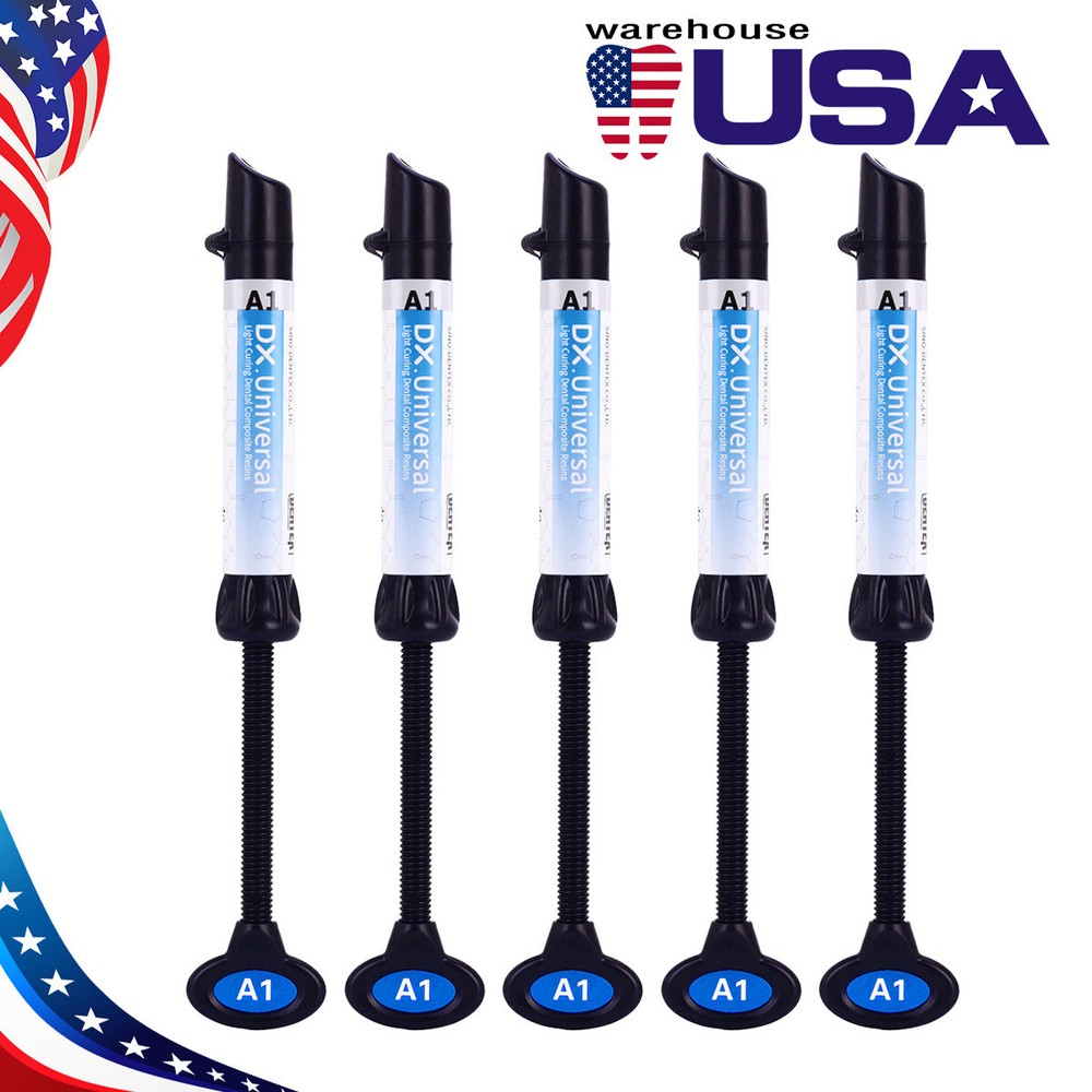 Dental Universal Curing Light Composite Resin A1A2A3A3.5B1B2/Flowable /Syringe