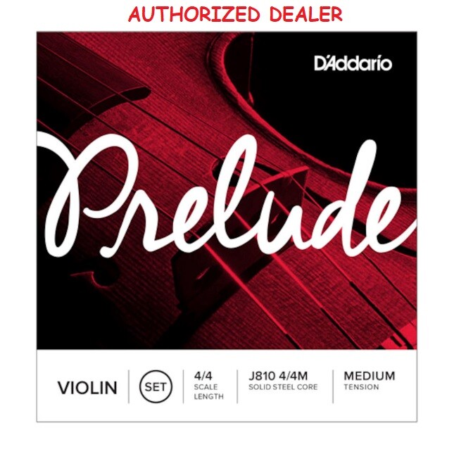 DAddario Prelude Violin Strings Set J810 4/4 M Medium