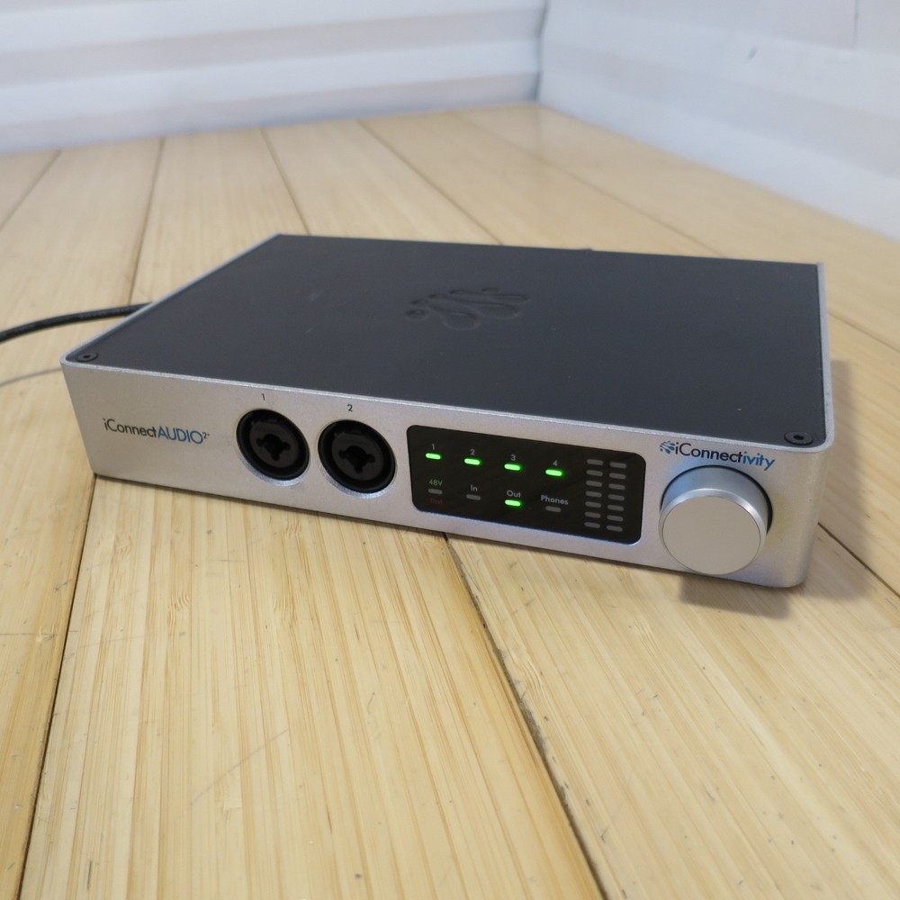iConnectivity iConnectAUDIO2+ USB Audio Interface MIDI I/O Phantom Power