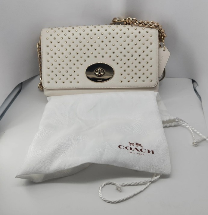 Coach Leather Crossbody Pinnacle Studs