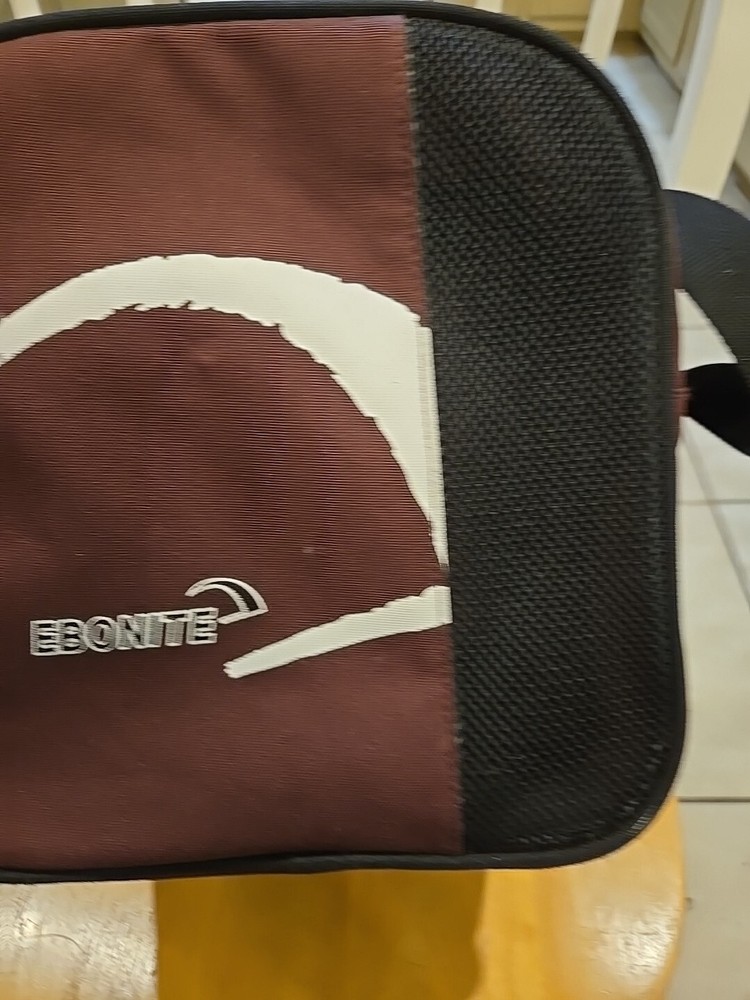 Ebonite Super Tote Bowling Bag Plum With Mesh Insert