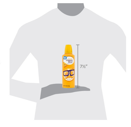 (2 pack) Great Value Cheese Wow! Spray Cheese, Cheddar, 8 oz...