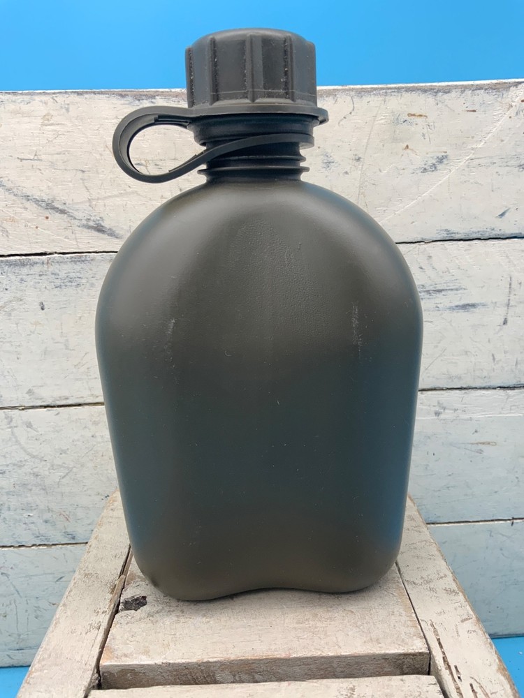 US Military Plastic Canteen, 2002, 8"H