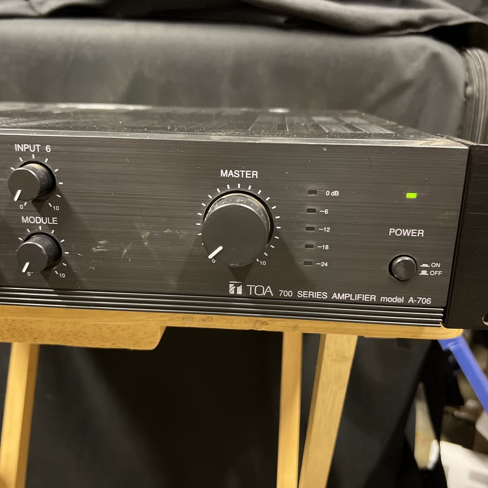 TOA 700 Series Amplifier Model A-706