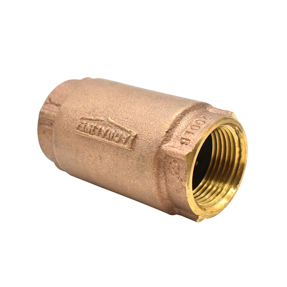 Thrifco 6415403 1 Inch Brass Spring Check Valve