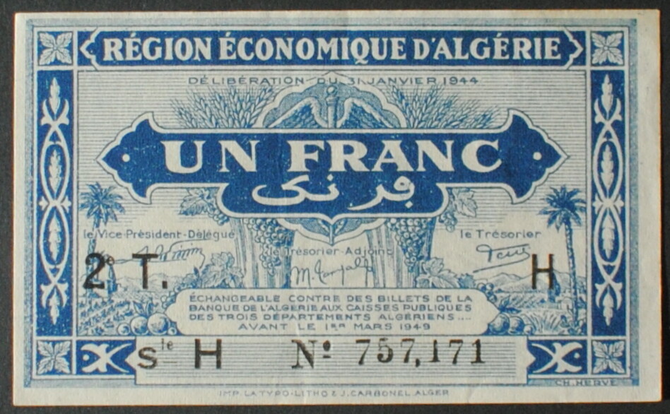 Algeria P101 Franc XF